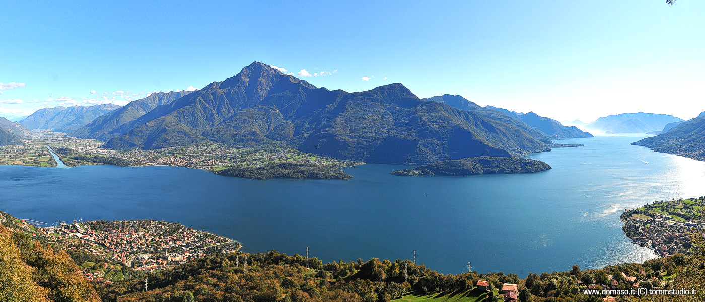 Der Comer see, Domaso Comer see